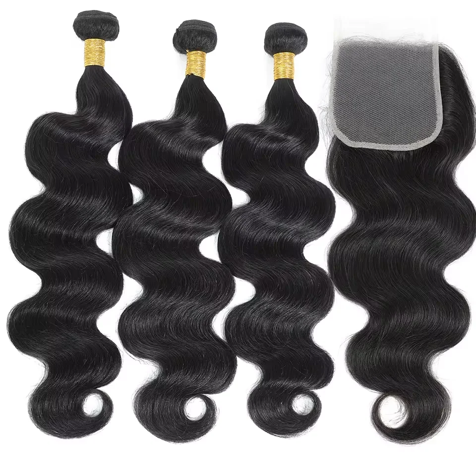 Парик из натуральных волос на сетке 13x4 дюймов