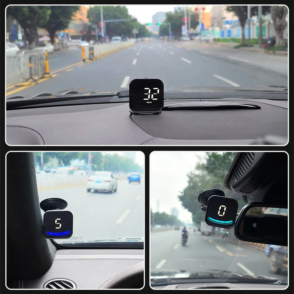 

Car Bus Digtal Head-up Display For 12 Or 24 Volt Systems Car Parts Accessories Black Fatigue Driving Alert LED