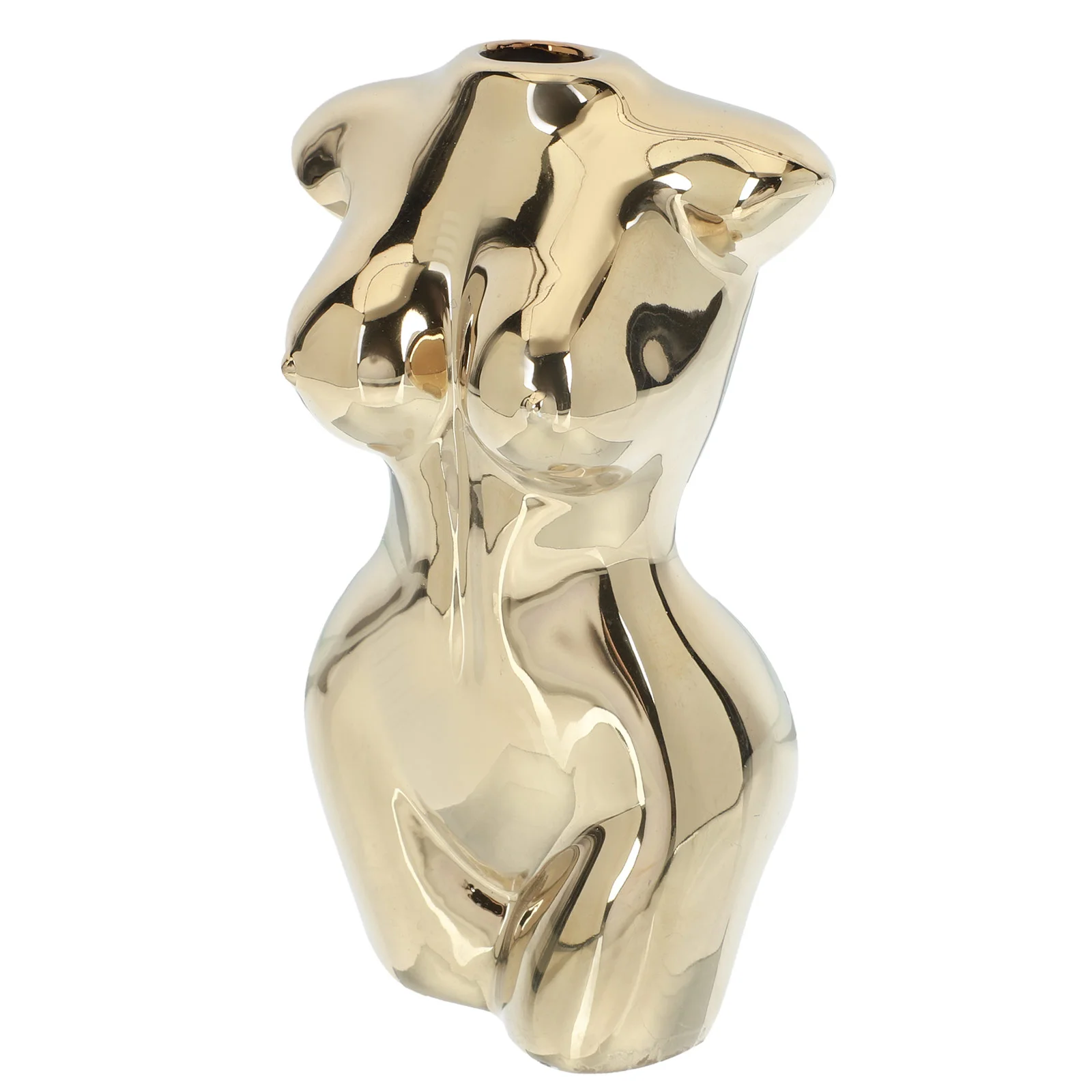 

Vase Body Human Ceramic Statue Ladyfloral Flower Desktop Ornament Flowerpot