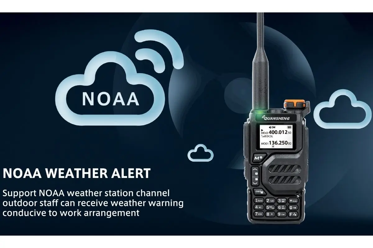 Quansheng UV-K5 Walkie Talkie 50-600MHz Full Band Receiving USBC Charge Air Band FM 5W DTMF Scrambler NOAA Channel Wireless Copy