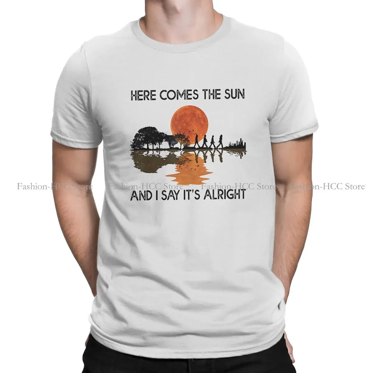 Футболки Beatllee Band из полиэстера с надписью The Sun And I Say Its Right Guitar отличительная