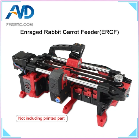 FYSETC 6/9 цветов Enrager кормушка для моркови, ERB доска, многофункциональный материал, набор MMU, детали для 3D-принтера Voron, 3D-принтер