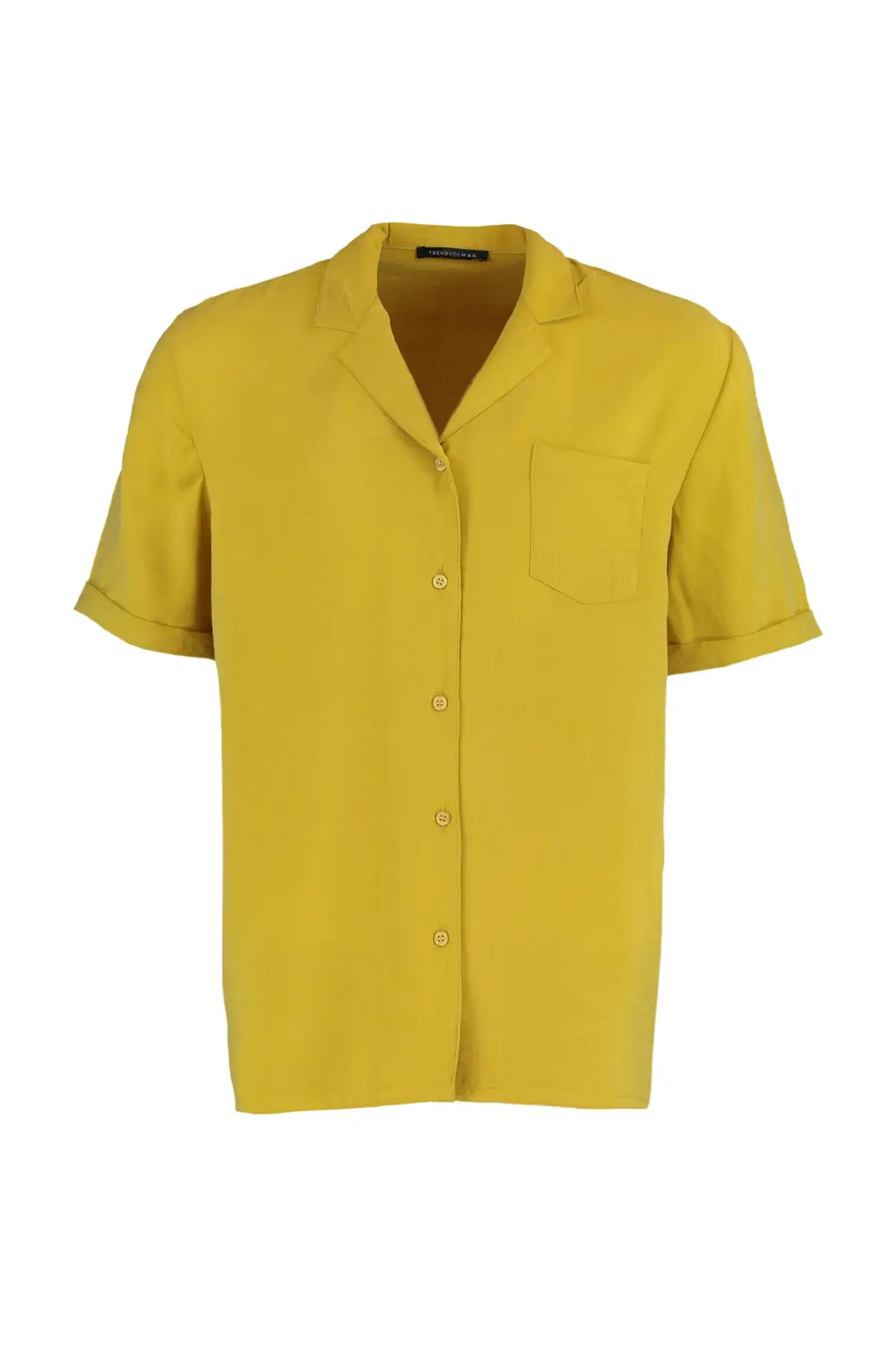 

Men's Regular Fit applique collar shirt TMNSS22GO00026
