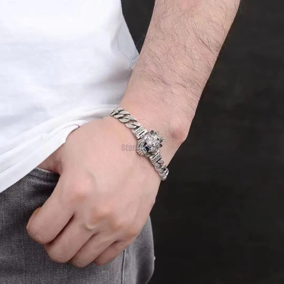 

Браслет Starfield из тайского серебра S925 пробы для мужчин и женщин