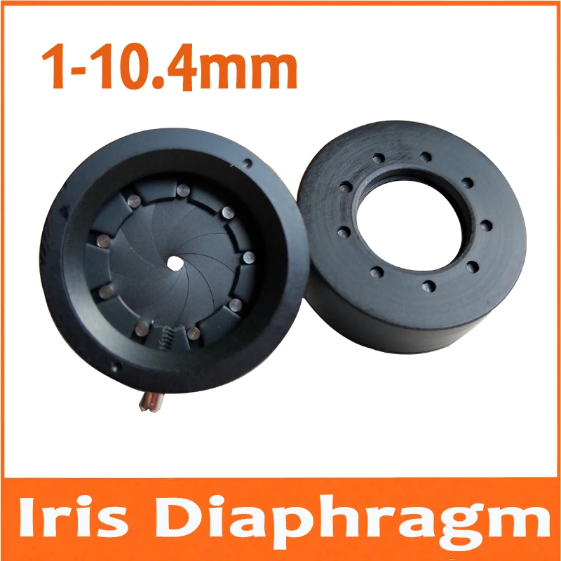 

50pcs 1-10.4MM Zoom Optical Digital Camera Microscope Adapter Light Regulator Iris Diaphragm Aperture Condenser 9 Blades
