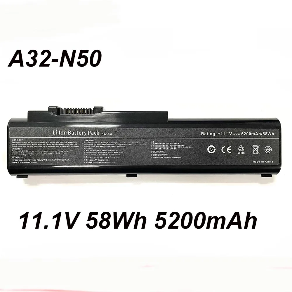 A32-N50 A33-N50 5200mAh Аккумулятор для ноутбука Asus N50 N50A N50E N50F N50T N50TA N50TP N50TR N50V N50VA N50VC N50VF N50VG