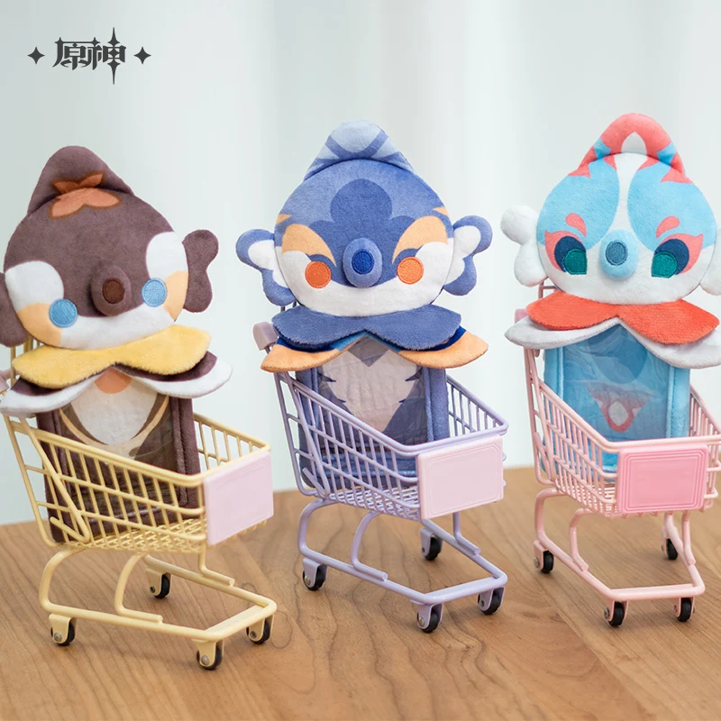 Аниме Genshin ударный Чехол для карт Морская лошадь защитные сумки удостоверения