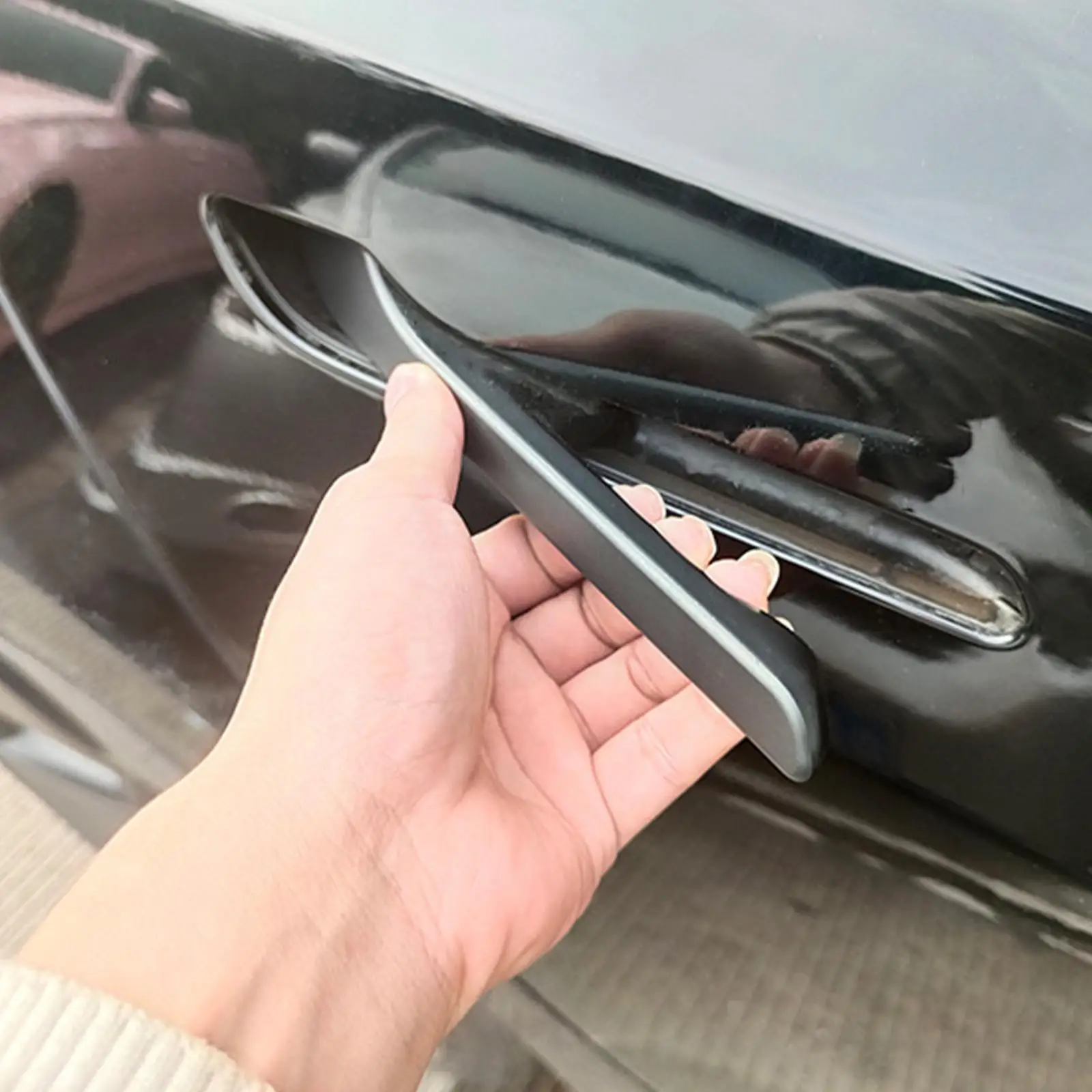 

4 шт., наклейки на дверные ручки Tesla Model 3 Y