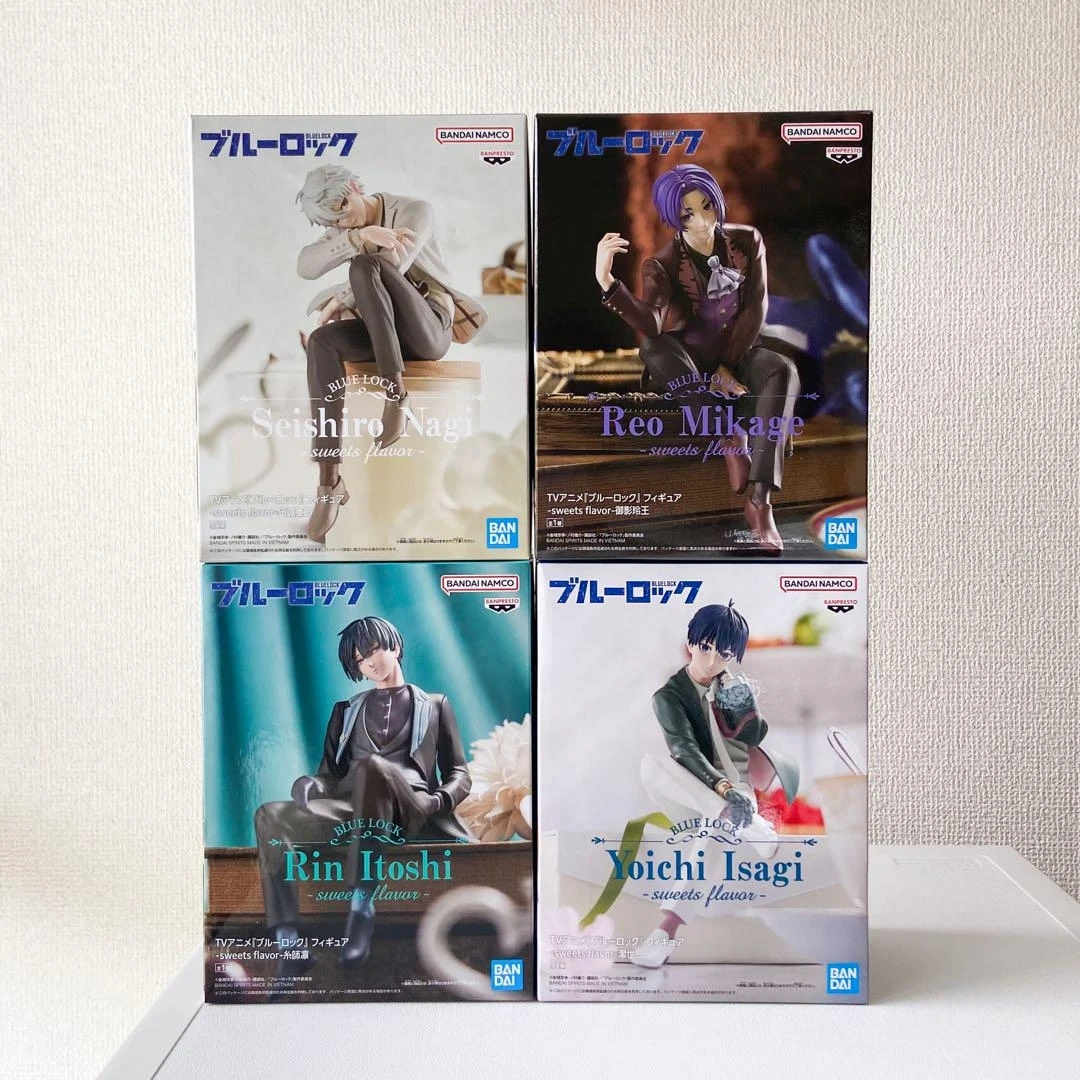 Фото BANPRESTO Blue Lock Rin Itoshi 13 см экшн-фигурка аниме коллекция игрушек сладости вкус коллекционный подарок №3