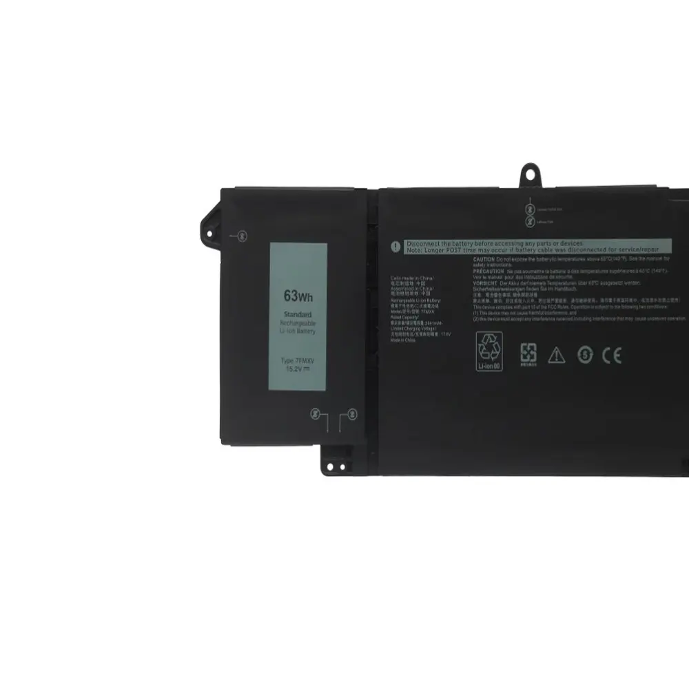 7FMXV 9JM71 Аккумулятор для ноутбука Dell Latitude 5320 7320 7420 7520 P110F P134G001 P135G001 P138G001 HDGJ8 MHR4G 4M1JN TN2GY
