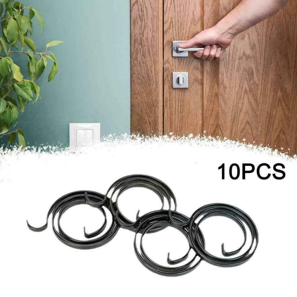

10*Replacement Spring For Door Knob Handle Lever Latch Internal Coil Repair Spindle Lock Torsion Spring Flat Section Wire 2022