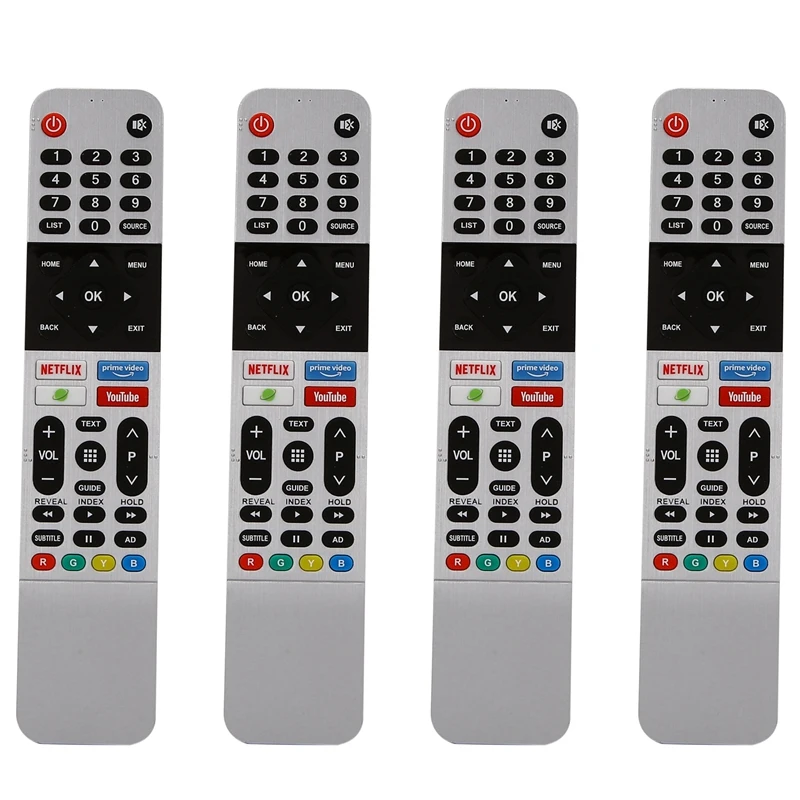 

4X For Skyworth Android TV 539C-268920-W010 For Smart TV TB5000 UB5100 UB5500 Remote Control