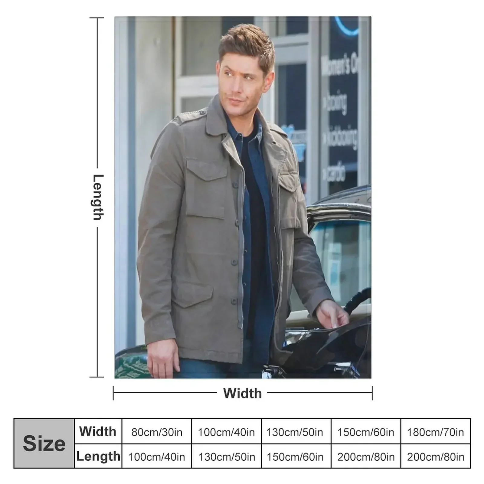Одеяло Jensen Ackles Thermals для путешествий персонализированный подарок клетчатые