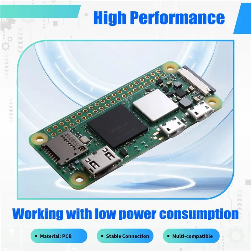 Плата разработки B50B для Raspberry Pi Zero 2 W, 64-битный процессор Cortex-A53, 512 МБ памяти, Bluetooth BLEWi-Fi 2.4 ГГц (art.: 3920dc233b1d6) - 3920dc233b1d6