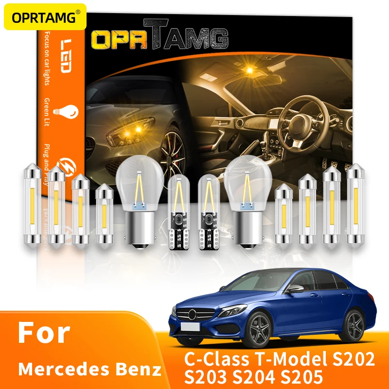 

Canbus Led For Mercedes Benz C-Class T-Model S202 S203 S204 S205 Interior Light License Plate Lamp Car Light Accessorie