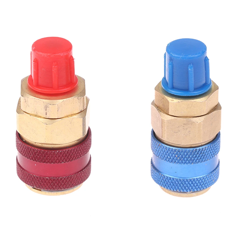 

1 пара Freon R134A H/L автоматический разъем Snelkoppeling, соединительные адаптеры для кондиционирования, наружная Настройка, измеритель переменного т...