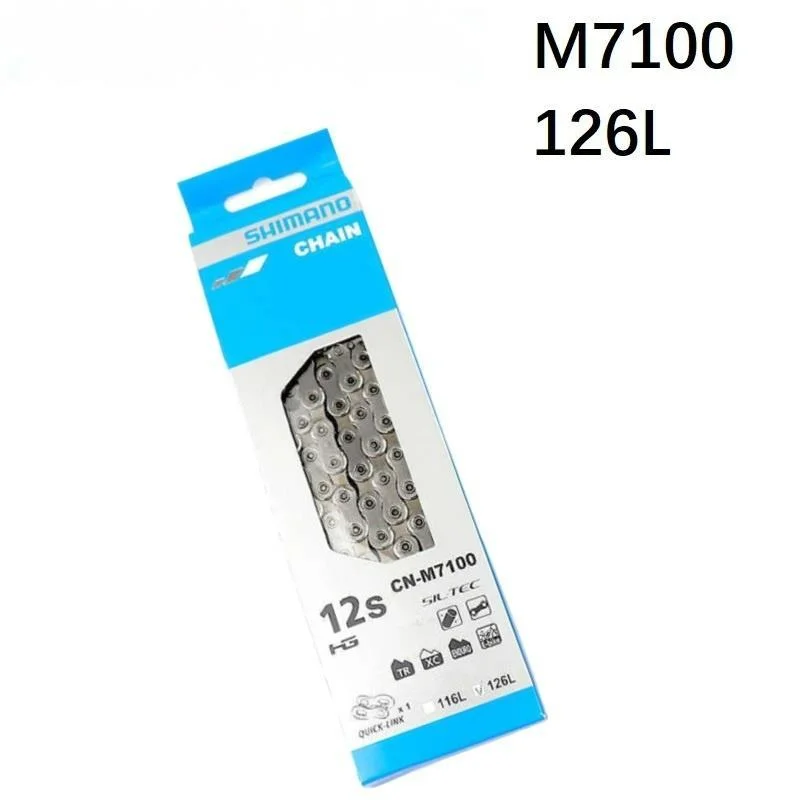 Shimano Deore SLX 12-скоростная цепь CN M7100 с быстроразъемной цепью для - Цена: 2411.8