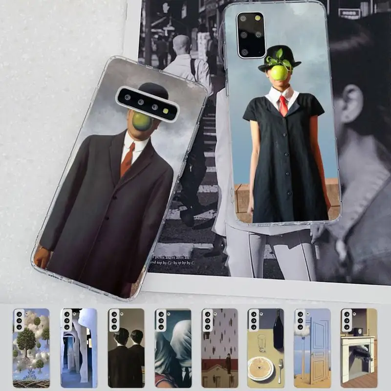 

Rene Magritte Phone Case for Samsung S21 A10 for Redmi Note 7 9 for Huawei P30Pro Honor 8X 10i cover