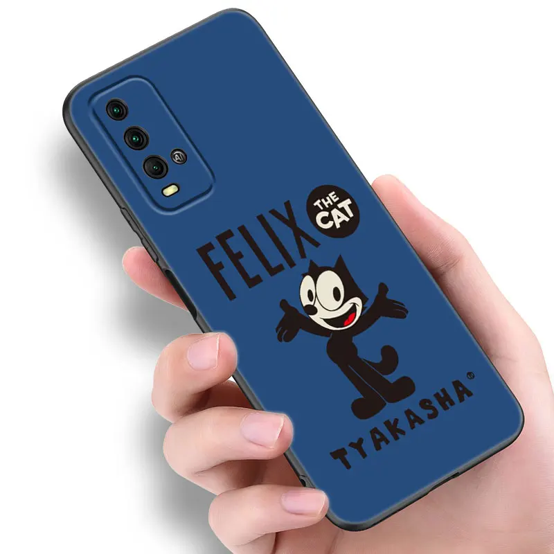 Мультяшный F-Felix The C-cat телефонная лампа для Redmi 11 Prime 11A 12C 13C A1 A2 Plus A3 12 4G 10 13R Φ 9A 10A 9C 10C