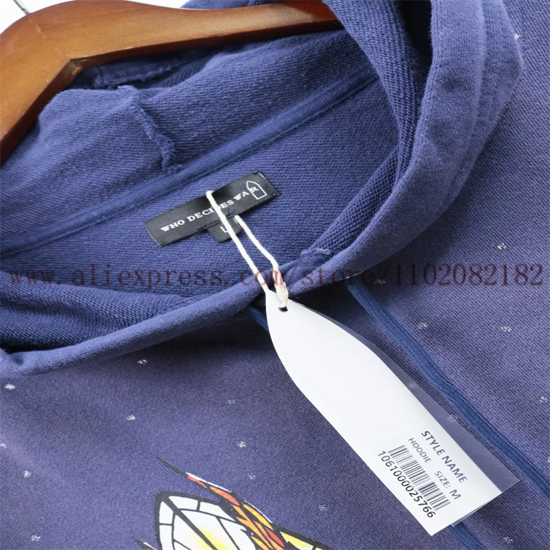 2024fw который решает войну тканевый комплект с капюшоном мужские и женские