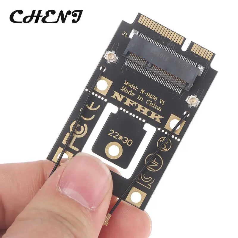 

New M.2 NGFF To Mini PCI-E (PCIe+USB) Adapter For M.2 Wifi Bluetooth Wireless Wlan Card Intel AX200 9260 8265 8260 For Laptop