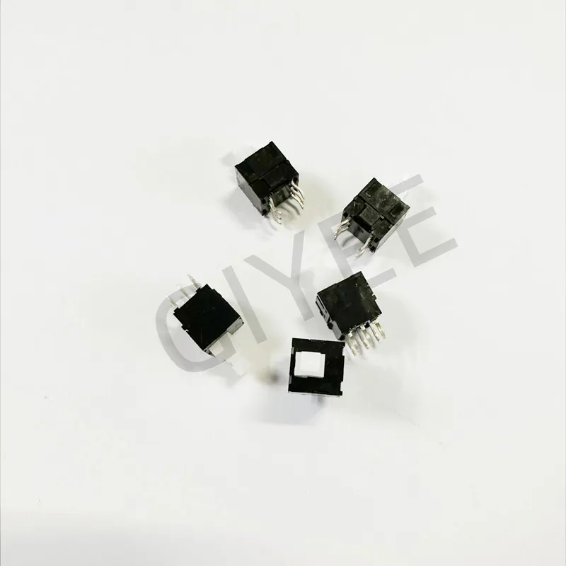 

5 шт./лот ESB6490XEM 8,5x8,5 мм самоблокирующийся переключатель 6-контактный двухрядный кнопочный переключатель