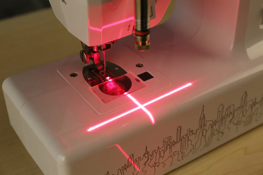 Лазерный позиционирующий светильник для швейной машины, крестообразный/линейный и магнитный цоколь AC100-240V для токарных станков, верстака, вилка европейского/американского стандарта, красная/зеленая лампа