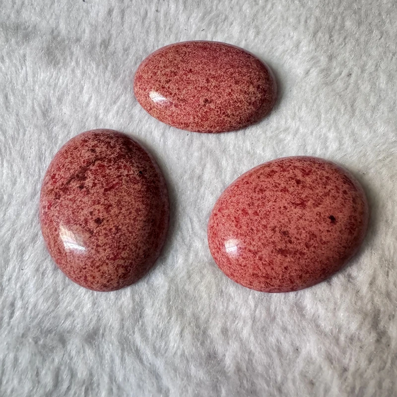 Оптовая продажа 2 шт./Партия красная императорская яшма бисер кабошон 30x40 мм