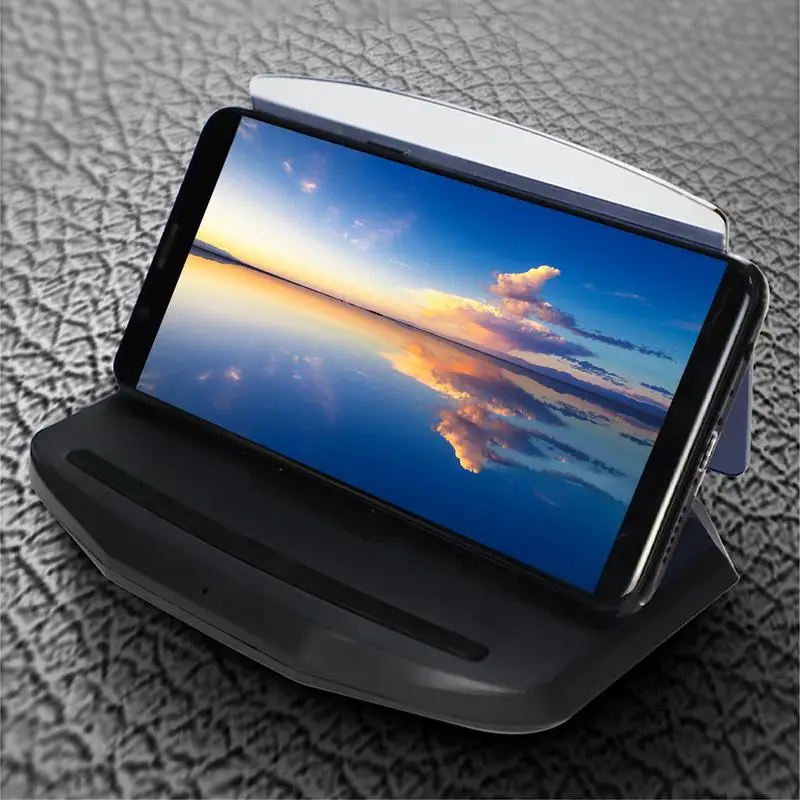 

Car Heads Up Display Adjustable Angle Wireless Charging Adjustable Display Stand Portable For Car/Vehicle/Truck/Automotive/Auto