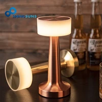 retro bar table lamps touch sensor led desktop night light metal craft decorative lamp for bedroom coffee restaurant lighting