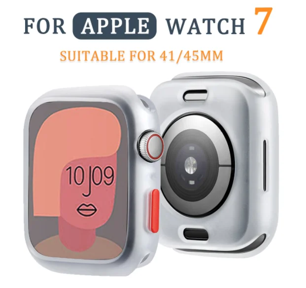 

Candy Soft Silicone Case for Apple Watch 7 6 se 5 4 3 2 45mm 42MM 38 Cover Protection Shell for iWatch 4 5 6 SE 44MM 40MM Bumper