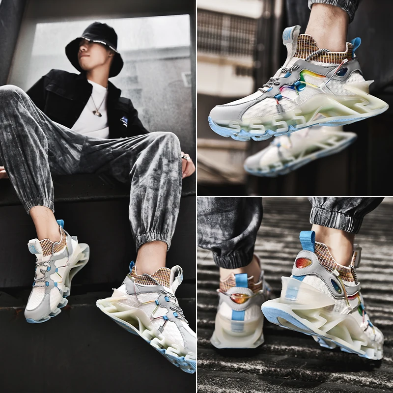 Abhoth Running Shoes Men Sneakers Four Seasons Comfort Light Outdoor Wear-resistant Non-slip Walking Shoes Zapatillas Hombre