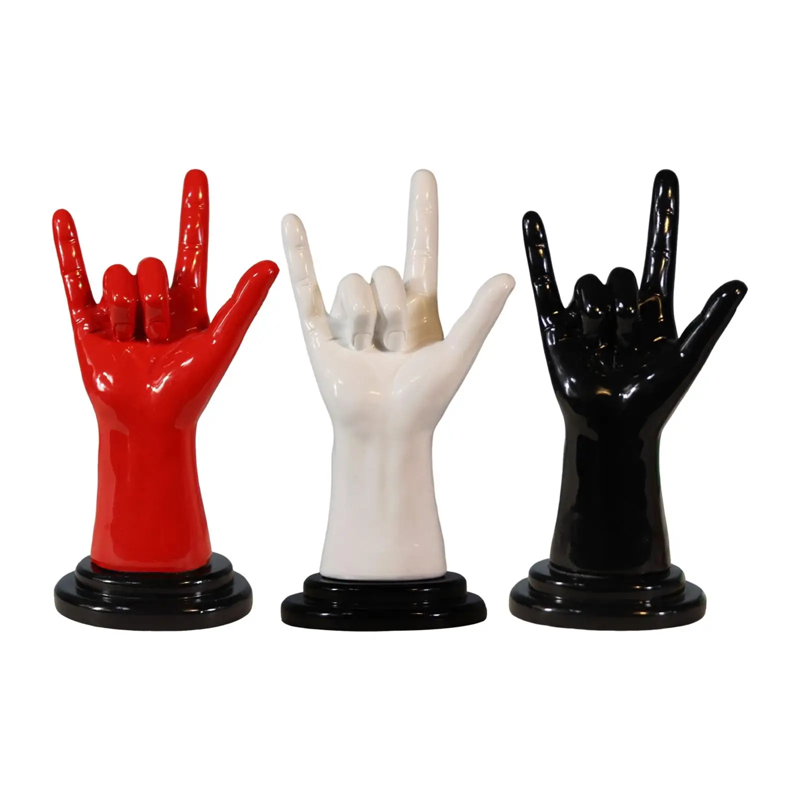 

Креативные фигурки рук, искусственный жест, музыкант, коллекционный жест рок, статуя из смолы для магазина, клуба, бара, дома