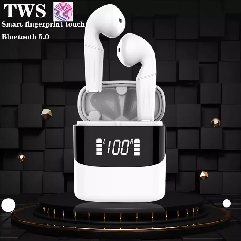 

New P23 TWS Bluetooth Earphone Smart Wireless Headphones LED Battery Display Touch Popup HIFI Stereo Sports Headset With Mic USB