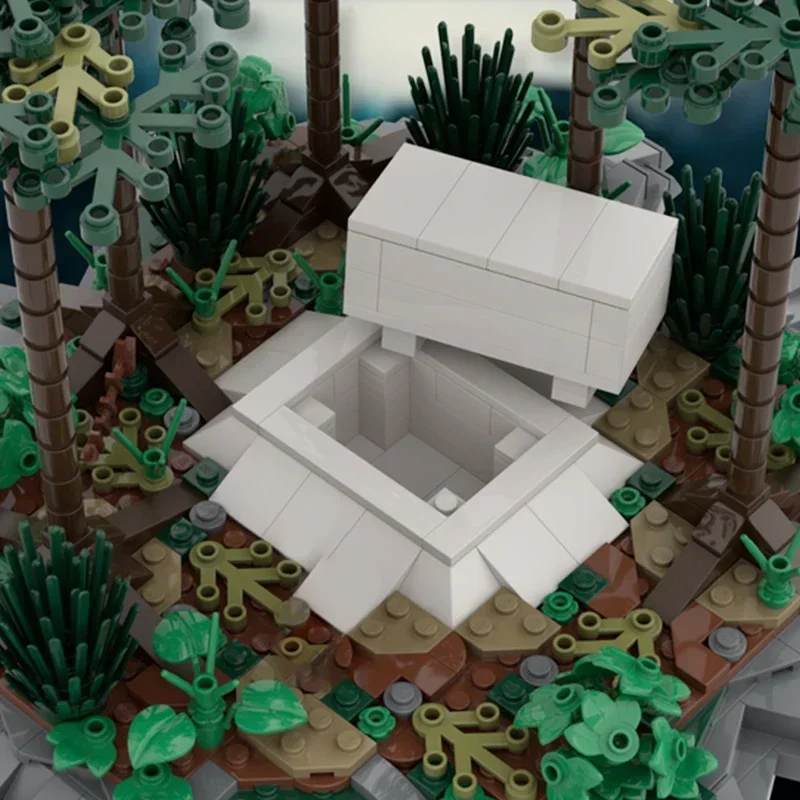 Популярные фильмы модель волшебной школы Moc строительные кирпичи белая гробница