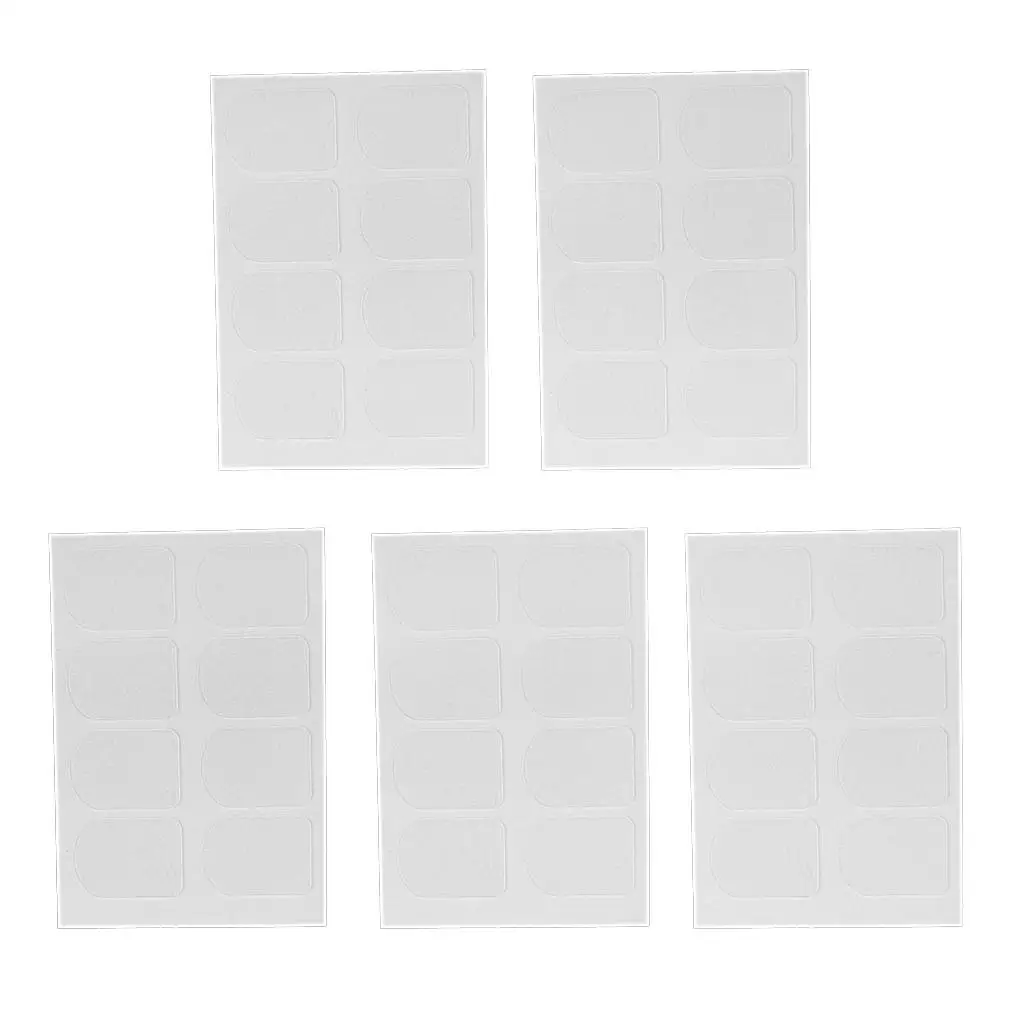 

40Pcs Alto/Tenor Sax Transparent Rubber Pad Cushions For Beginners Gifts
