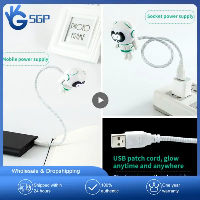 

Creative Book Light Astronaut Night Lights Usb Rechargeable Long Service Life Led Night L 2023 Power-saving Creative Book Lamp