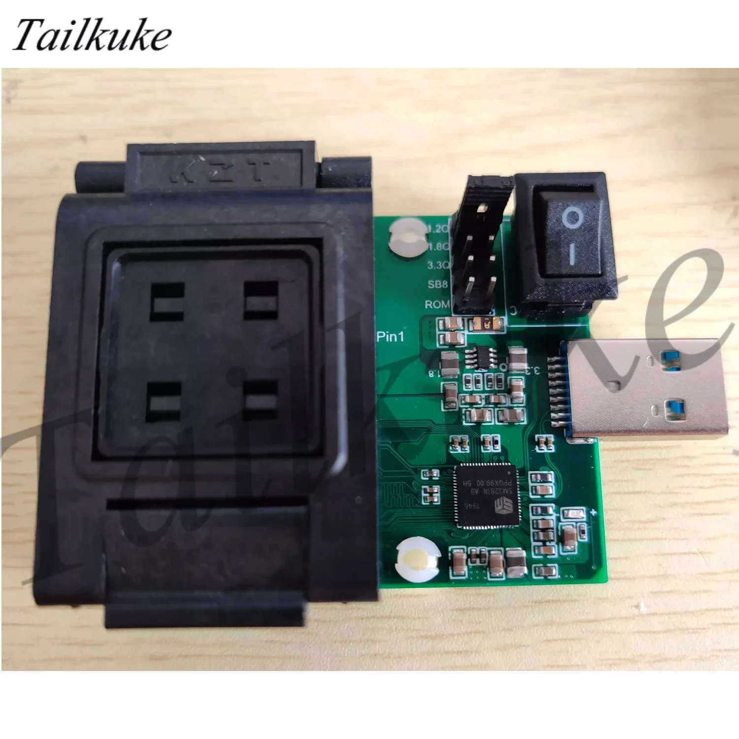 Фото Sm3281n Тестовая стойка AB BB NAND Flash Пустая стойка Flash Bga132-152 8ce №2