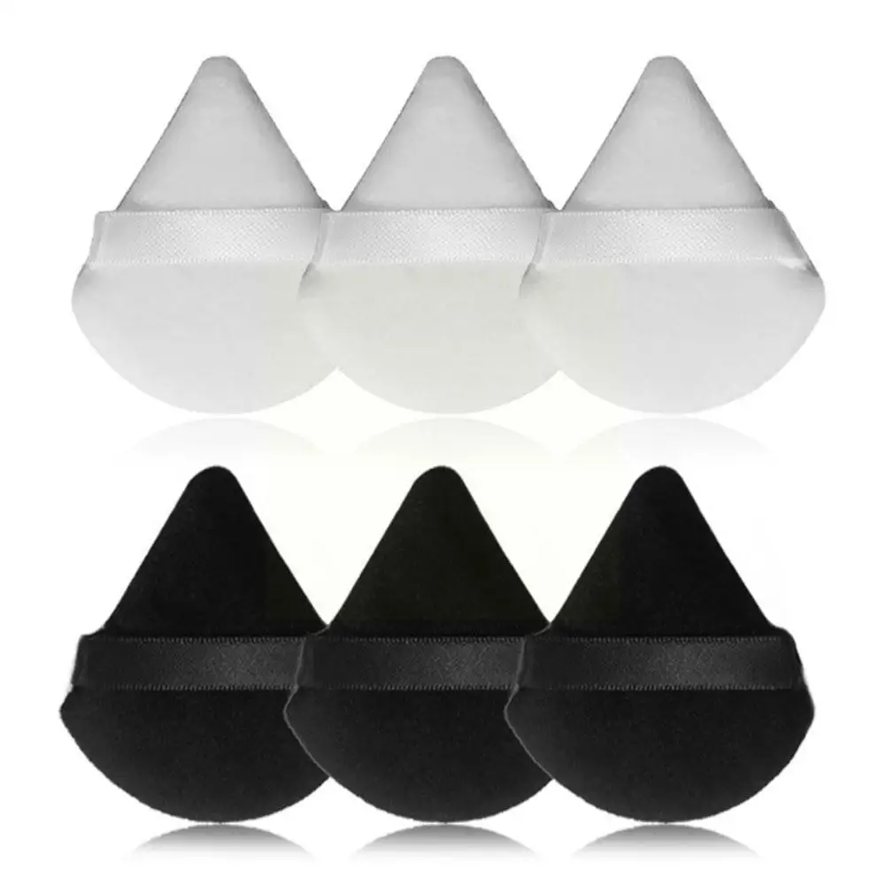 10 Packs Powder Puff Face Soft Triangle Makeup Tool Powder Loose Contouring Blender Powder Sponges Body Under Eyes Makeup T0M7