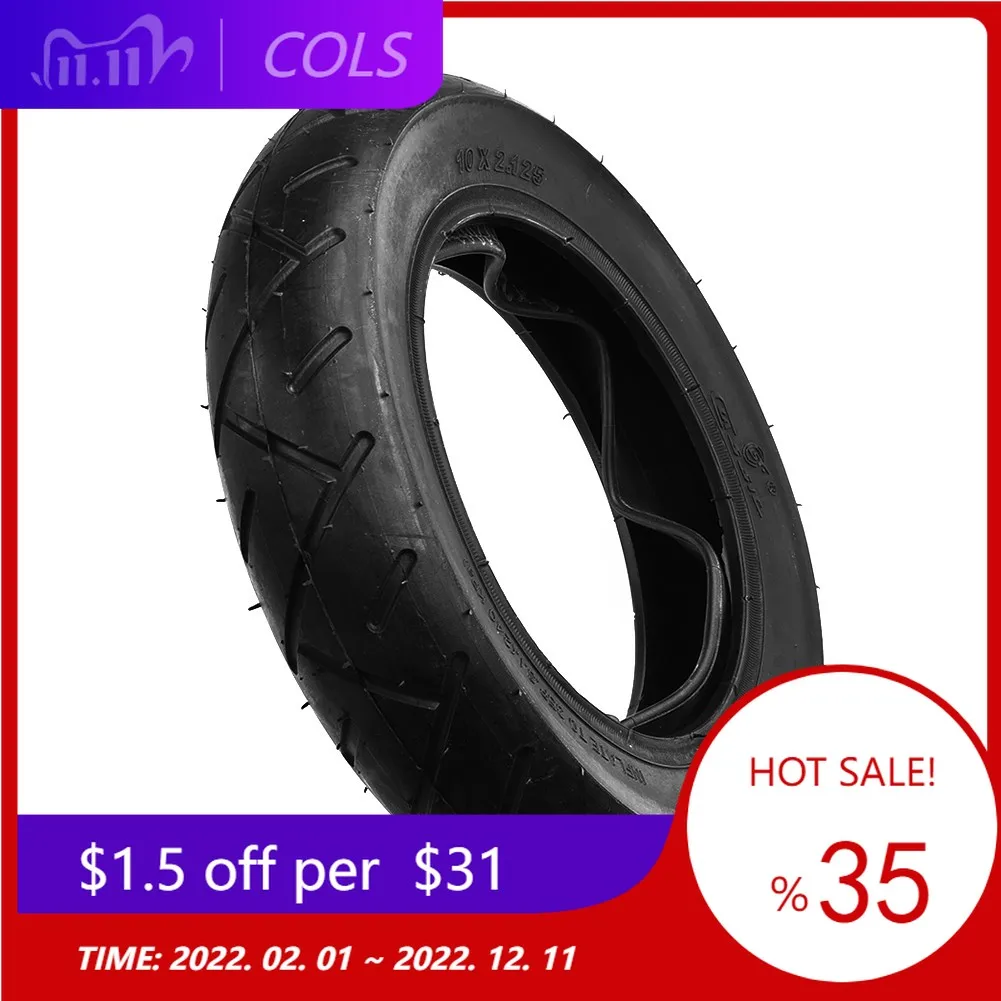 Enlarge 10 X 2.125 Inch Tyre + Inner Tube Heavy Duty Inner Tube And Outer Tyre For Balancing Hoverboard Scooter Wear Resistance Tire