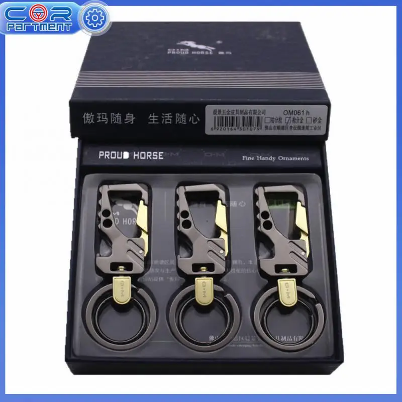 

Брелок для ключей из нержавеющей стали, изящный подвесной держатель для бутылок, аксессуары для автомобиля