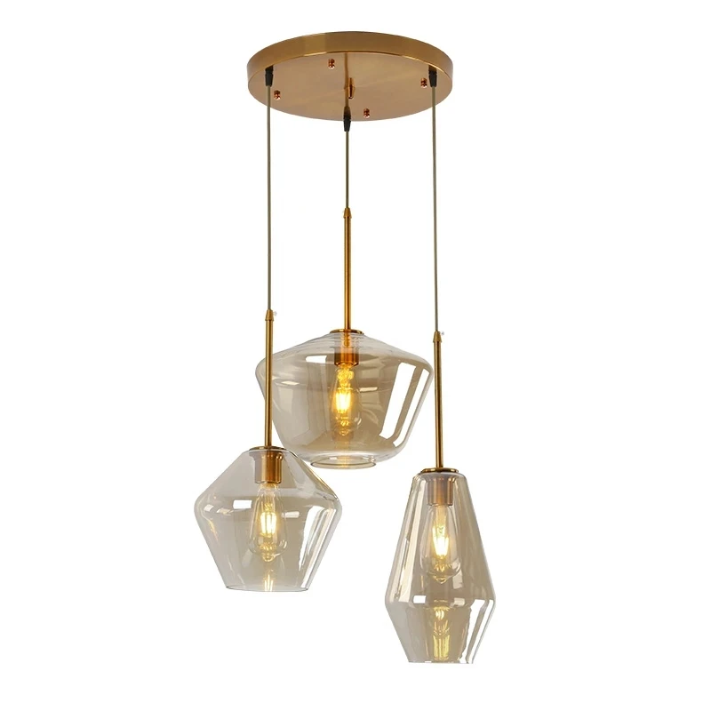 

Height Deco Pendant Lamp Living Room Bedroom Indoor Light Fixtures Modern Glass Led Pendant Lights Nordic Creative Adjustable