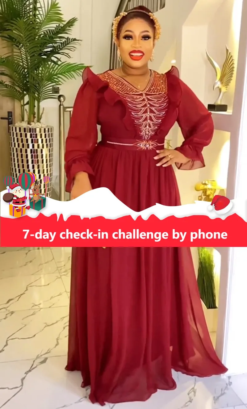 

Daishiki African Evening Dresses for Women 2023 New Elegant Muslim Fashion Kaftan Maxi Dress Plus Size Ladies Party Clothing