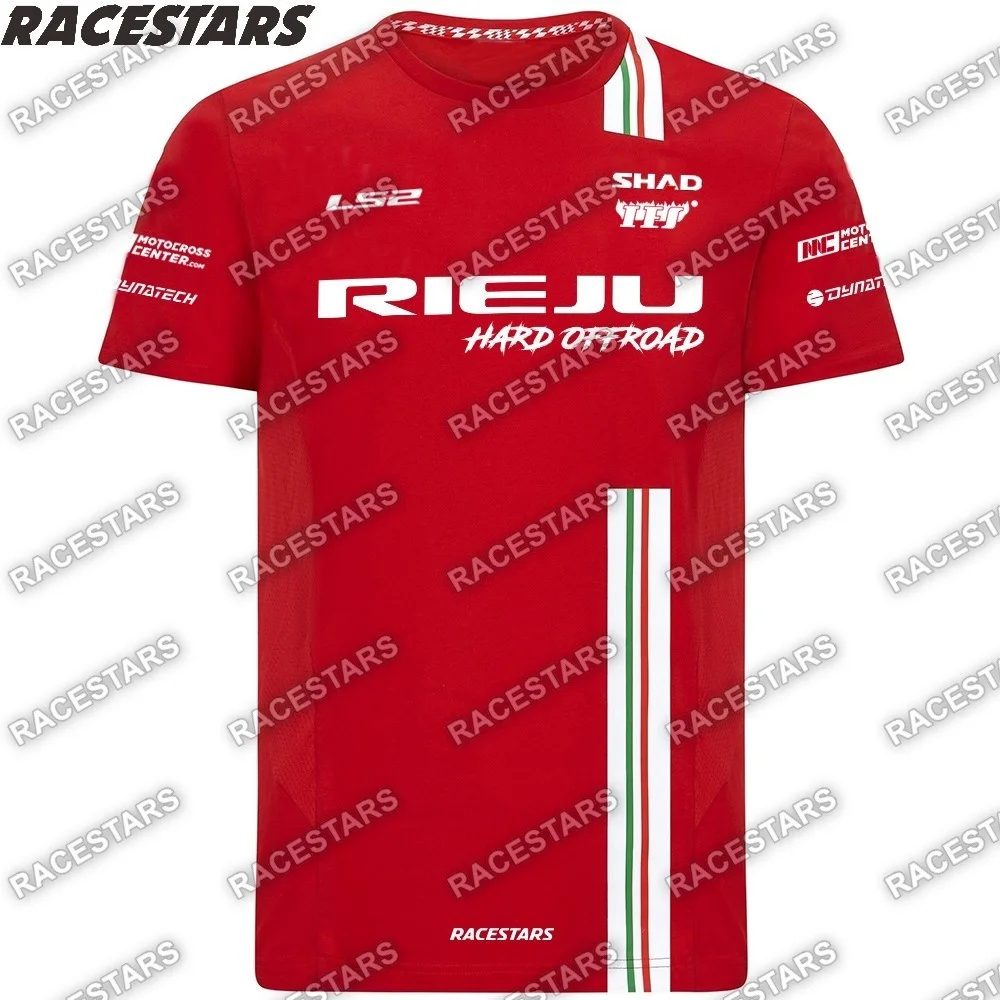 

RIEJU 2023 Motorcycle Shirt Motocross Dirt Bike Downhill Mountain Enduro Short Sleeve MTB Off Road Cycling Jersey Breathable MX