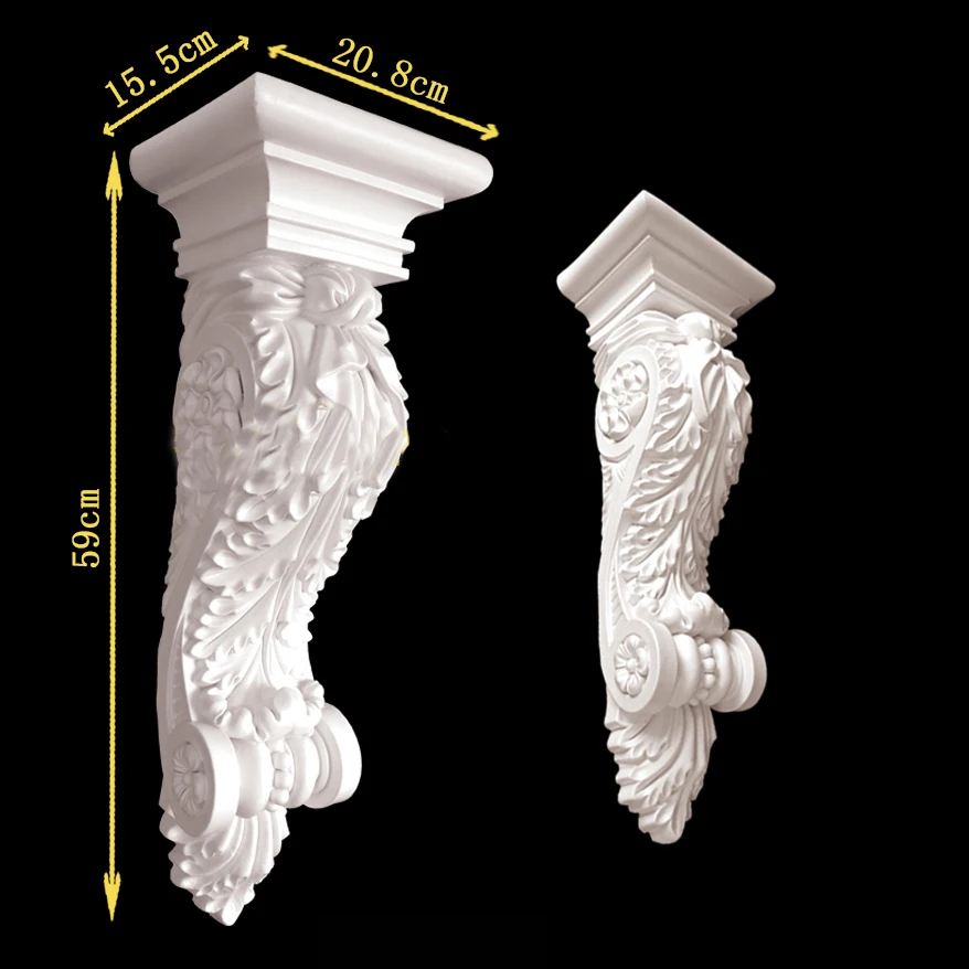 Классический европейский стиль полиуретановые корбели из искусственной кожи