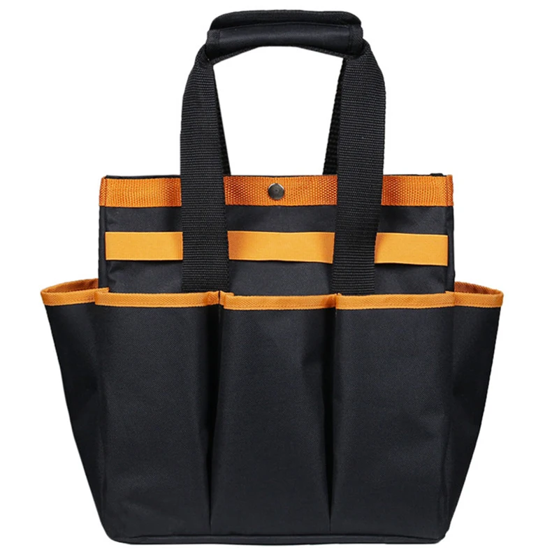 

Sides Multi Pocket Tote Garden Handle Tools Organizer Storage Bag Portable Waist Pockets Organizer Oxford Fabric Bags