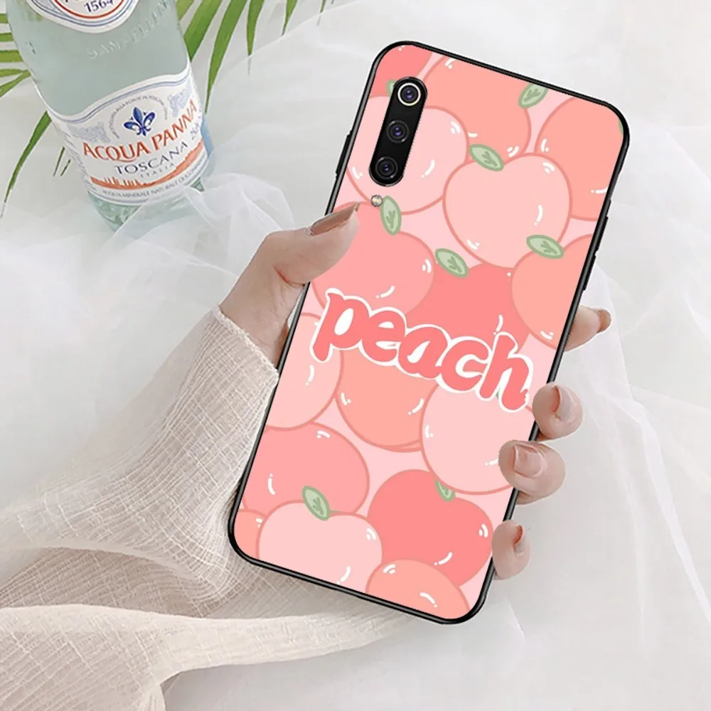 Чехол для телефона с изображением фруктов персика Xiaomi Mi 5X 8 9 10 11 12 lite pro 10T PocoX3pro PocoM3