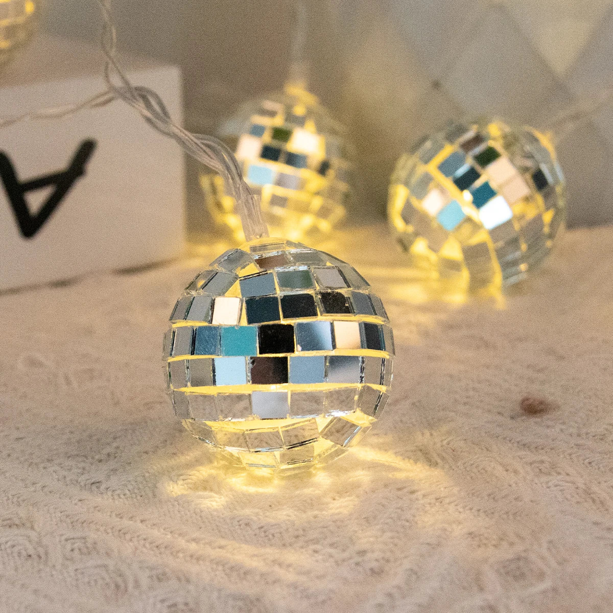 1 5 м зеркальный диско-шар гирлянда 70 80-х годов диско-вечеринка свет для взрослых