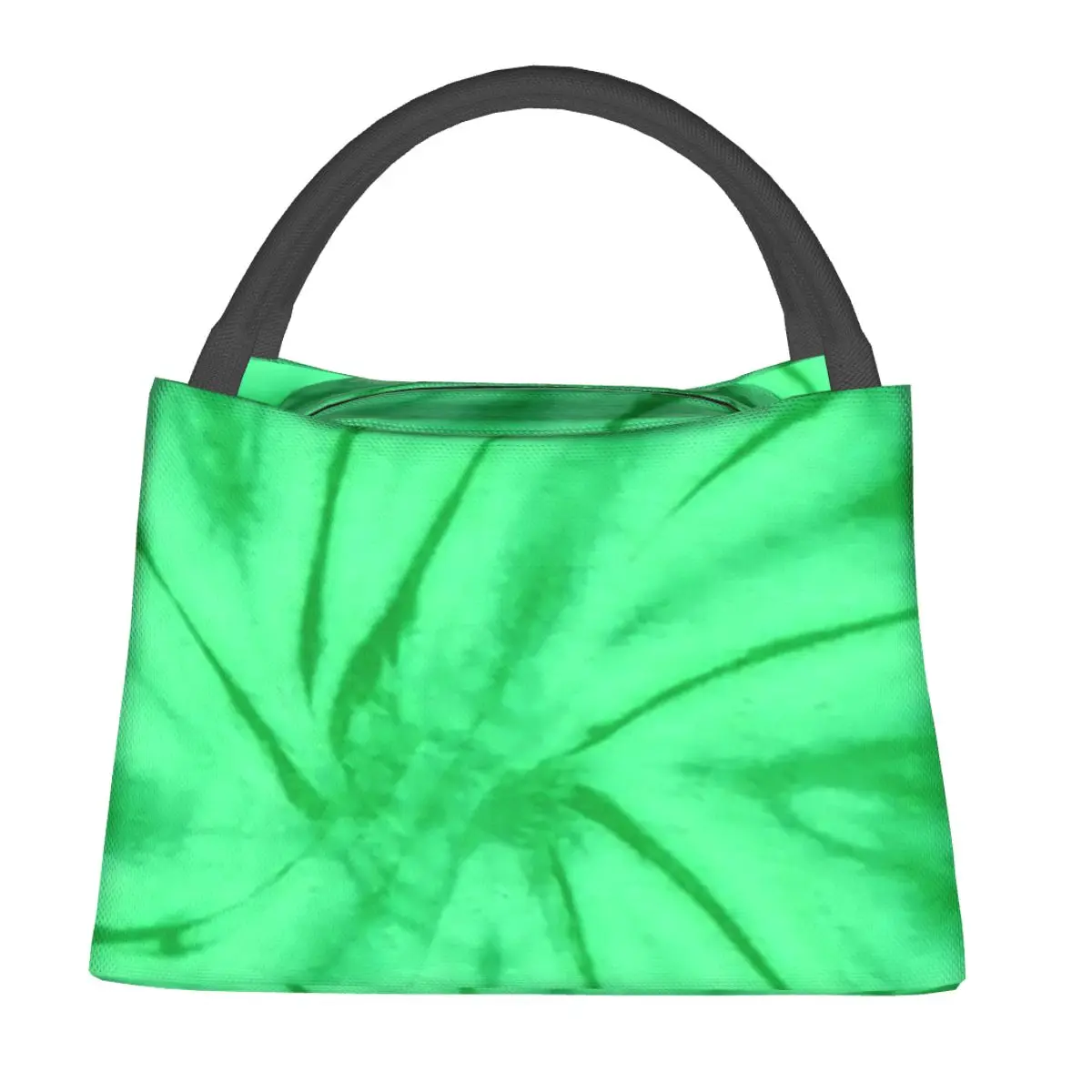 

Сумка для ланча с зеленой краской, спиральный Ланч-бокс для взрослых с вихревым механизмом, Офисная Портативная сумка-холодильник, тоут с графическим дизайном для еды
