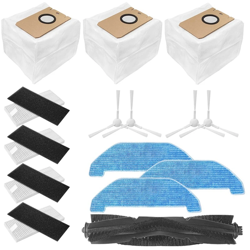 

Main Side Brush Filter Mop Cloth And Dust Bag Replacement Accessories For Neabot Q11 Robotic Vacuum Cleaner